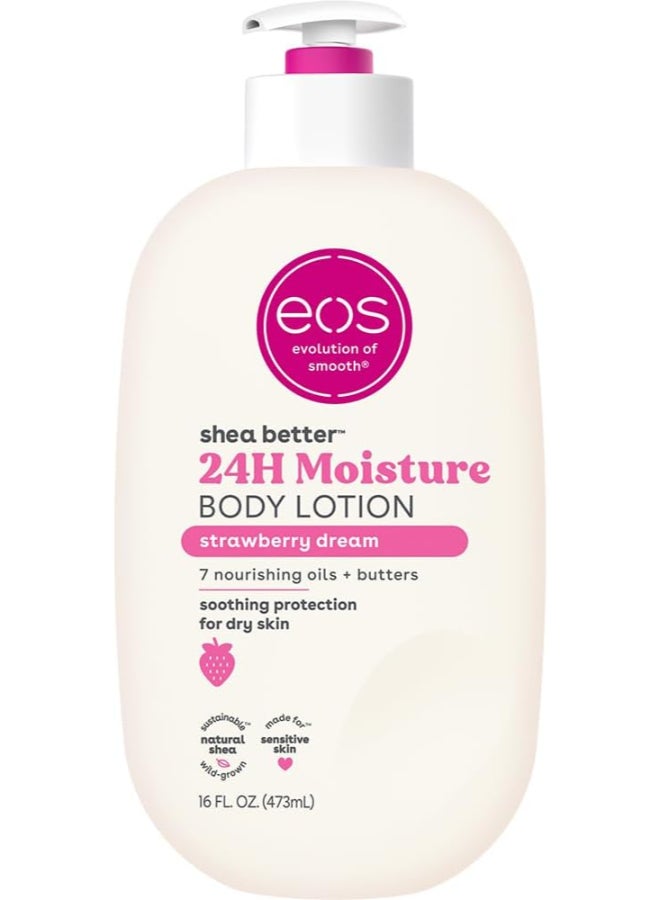 EOS Shea Better Body Lotion 16oz strawberry dream 16oz